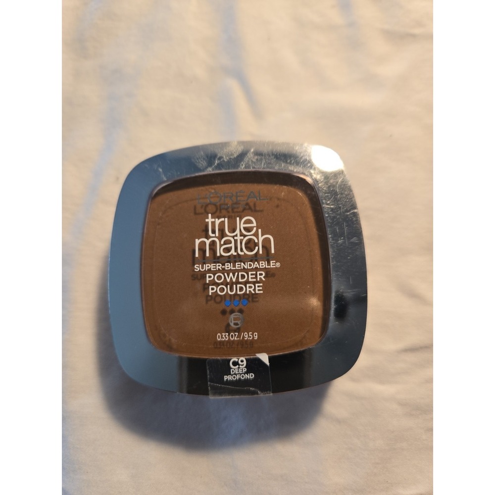 New L'Oréal True Match lot of 2 Super Blendable Powder C9 Deep Profond‎ 0.33 oz